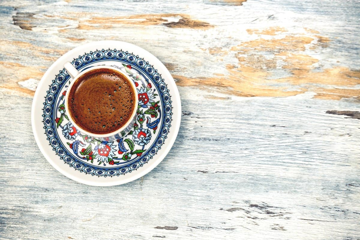 Turkish coffee near İstiklal